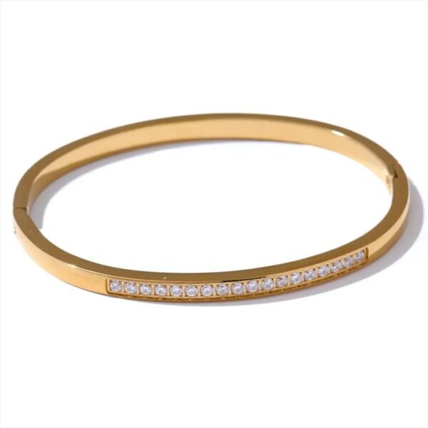 18k Gold Plated Vienna Bangle